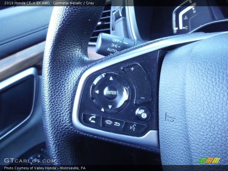 Gunmetal Metallic / Gray 2019 Honda CR-V EX AWD