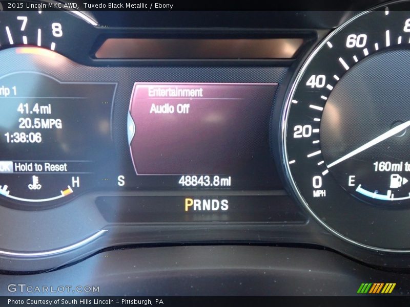 Tuxedo Black Metallic / Ebony 2015 Lincoln MKC AWD