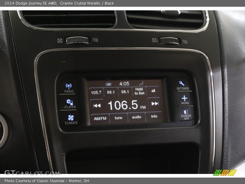 Audio System of 2014 Journey SE AWD