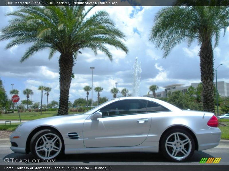 Iridium Silver Metallic / Ash 2006 Mercedes-Benz SL 500 Roadster
