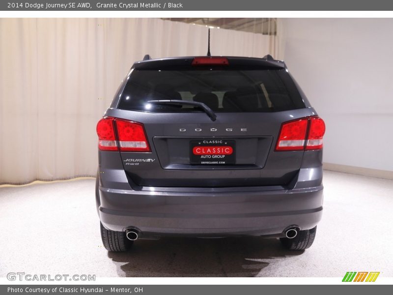 Granite Crystal Metallic / Black 2014 Dodge Journey SE AWD