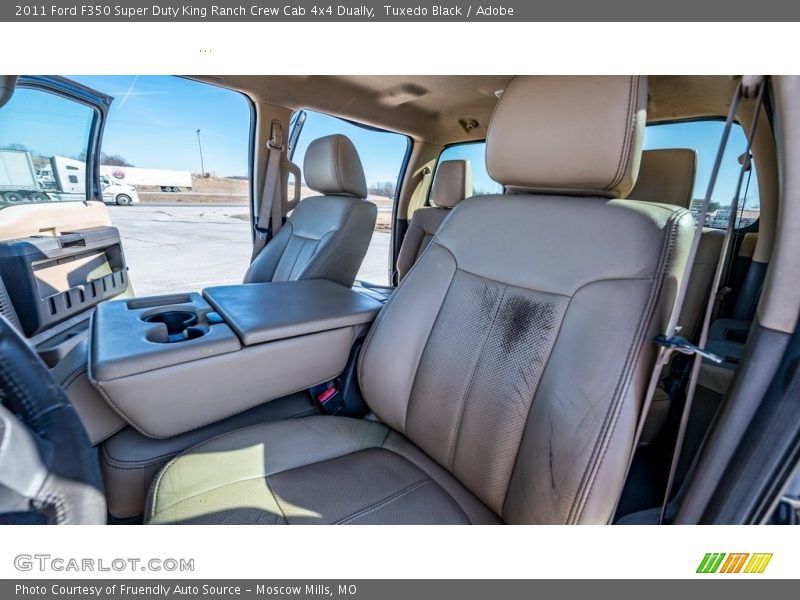 Tuxedo Black / Adobe 2011 Ford F350 Super Duty King Ranch Crew Cab 4x4 Dually