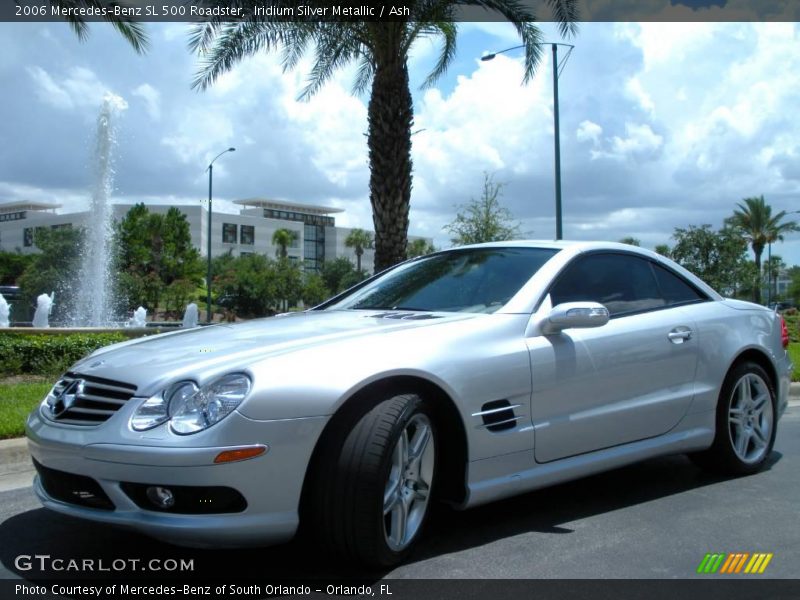 Iridium Silver Metallic / Ash 2006 Mercedes-Benz SL 500 Roadster