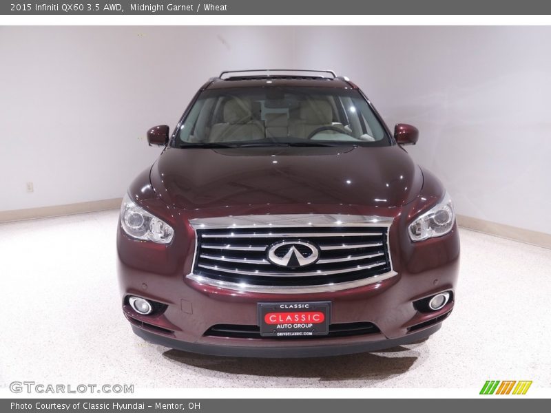 Midnight Garnet / Wheat 2015 Infiniti QX60 3.5 AWD
