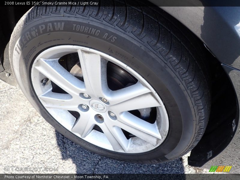 Smoky Granite Mica / Light Gray 2008 Lexus ES 350
