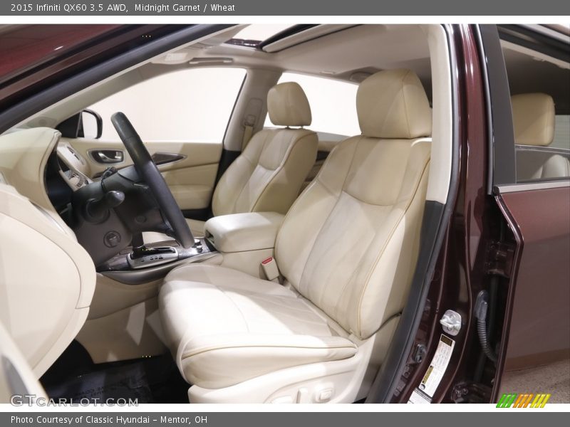 Midnight Garnet / Wheat 2015 Infiniti QX60 3.5 AWD