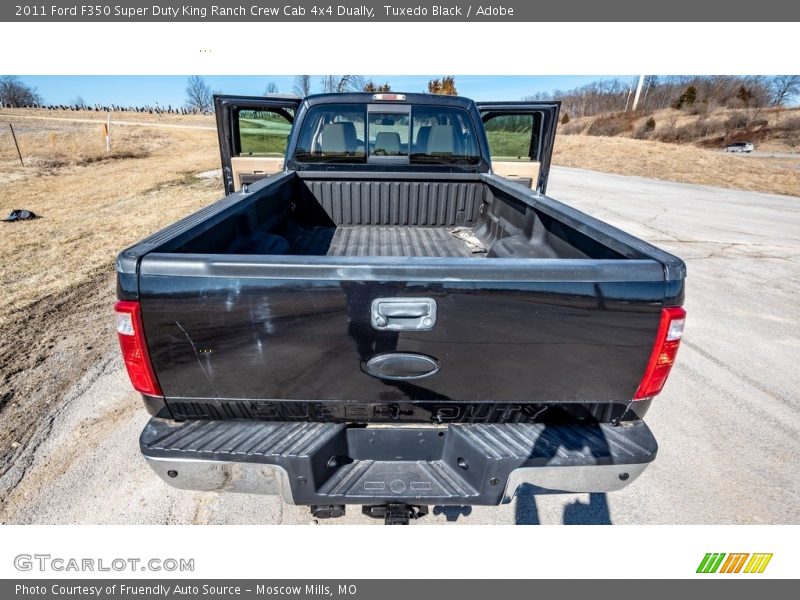 Tuxedo Black / Adobe 2011 Ford F350 Super Duty King Ranch Crew Cab 4x4 Dually