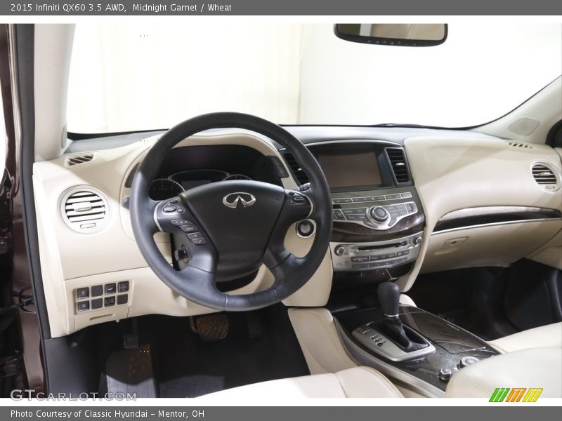 Midnight Garnet / Wheat 2015 Infiniti QX60 3.5 AWD