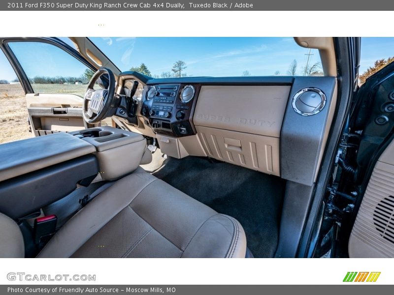Tuxedo Black / Adobe 2011 Ford F350 Super Duty King Ranch Crew Cab 4x4 Dually