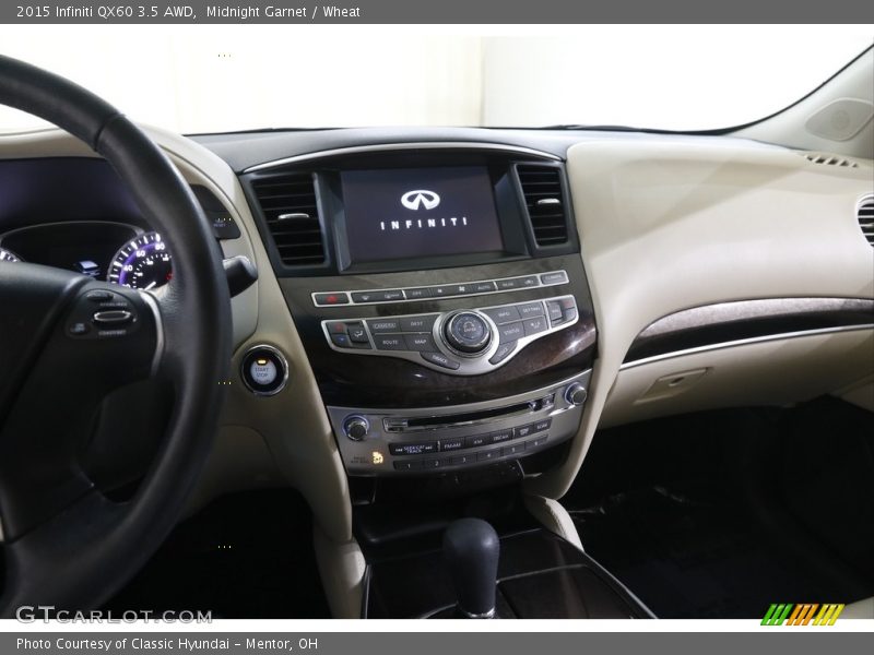 Midnight Garnet / Wheat 2015 Infiniti QX60 3.5 AWD