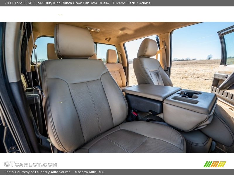 Tuxedo Black / Adobe 2011 Ford F350 Super Duty King Ranch Crew Cab 4x4 Dually
