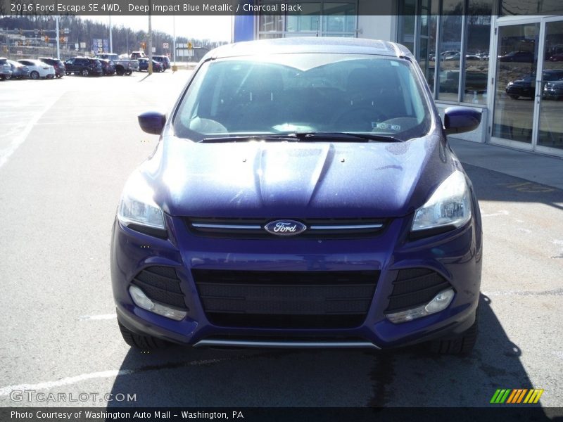 Deep Impact Blue Metallic / Charcoal Black 2016 Ford Escape SE 4WD