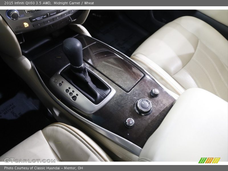 Midnight Garnet / Wheat 2015 Infiniti QX60 3.5 AWD