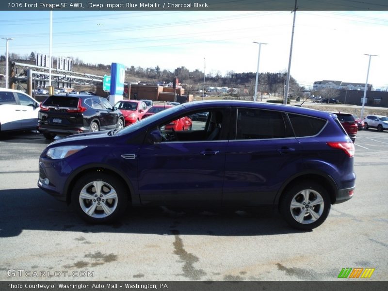 Deep Impact Blue Metallic / Charcoal Black 2016 Ford Escape SE 4WD