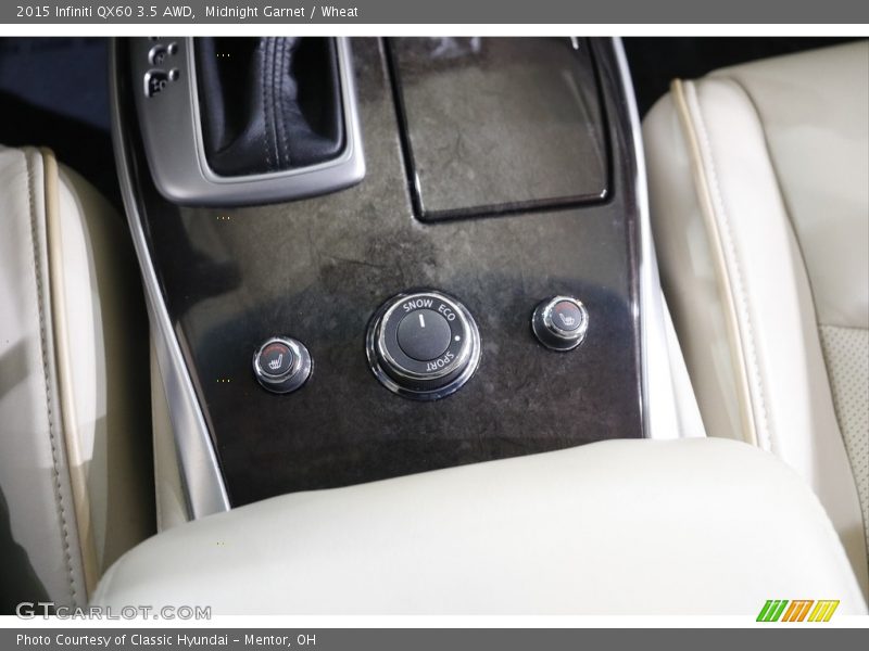Midnight Garnet / Wheat 2015 Infiniti QX60 3.5 AWD