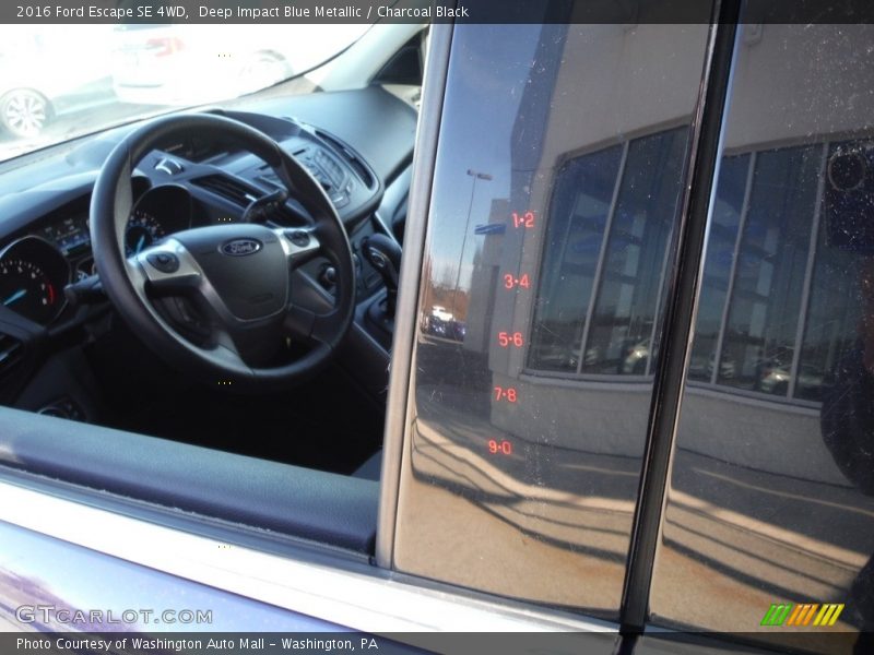 Deep Impact Blue Metallic / Charcoal Black 2016 Ford Escape SE 4WD