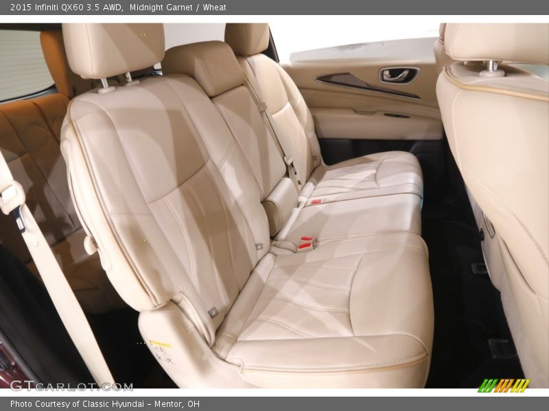 Midnight Garnet / Wheat 2015 Infiniti QX60 3.5 AWD