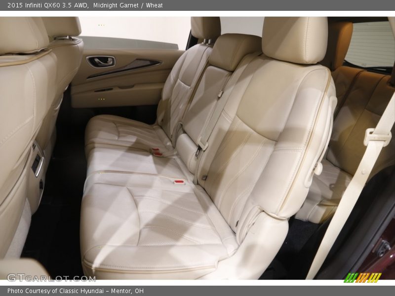 Midnight Garnet / Wheat 2015 Infiniti QX60 3.5 AWD