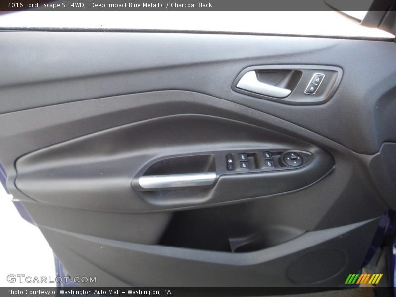 Deep Impact Blue Metallic / Charcoal Black 2016 Ford Escape SE 4WD