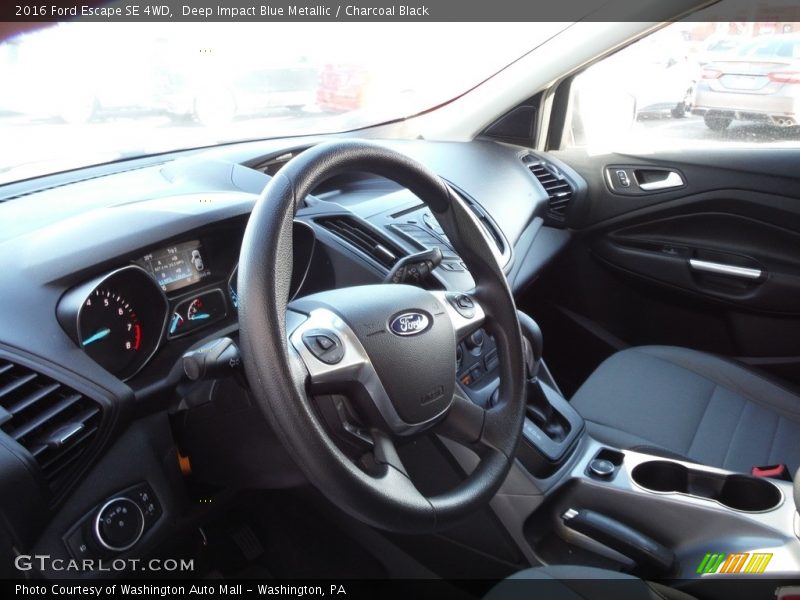 Deep Impact Blue Metallic / Charcoal Black 2016 Ford Escape SE 4WD