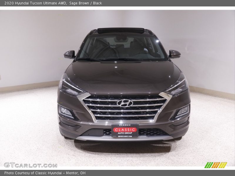 Sage Brown / Black 2020 Hyundai Tucson Ultimate AWD