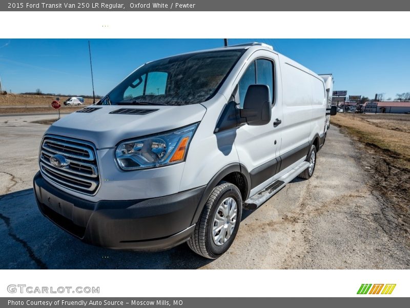 Oxford White / Pewter 2015 Ford Transit Van 250 LR Regular