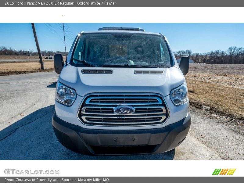 Oxford White / Pewter 2015 Ford Transit Van 250 LR Regular