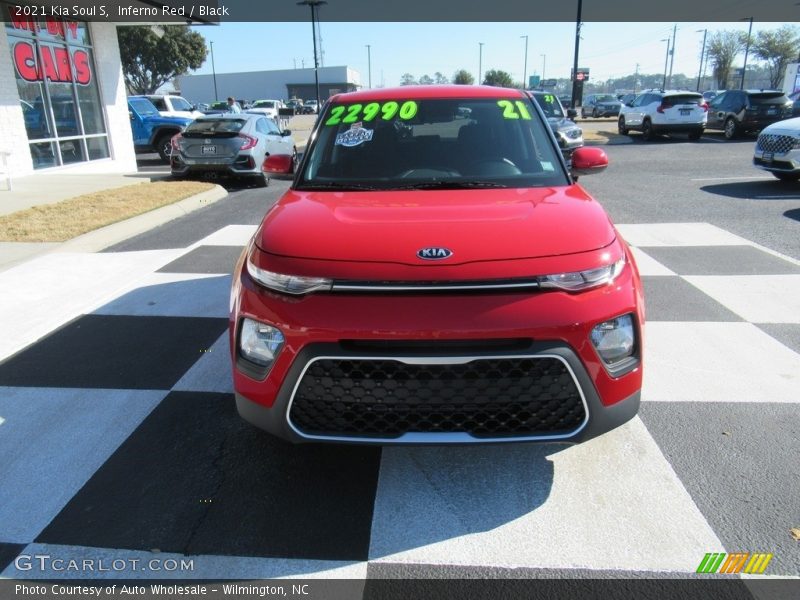 Inferno Red / Black 2021 Kia Soul S