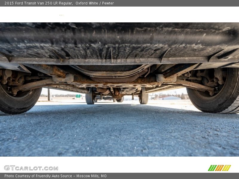 Oxford White / Pewter 2015 Ford Transit Van 250 LR Regular