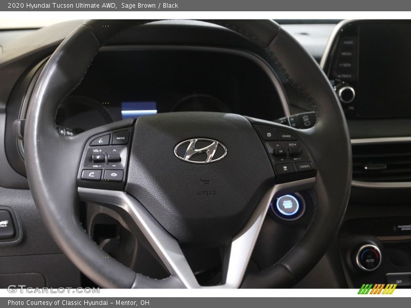 Sage Brown / Black 2020 Hyundai Tucson Ultimate AWD