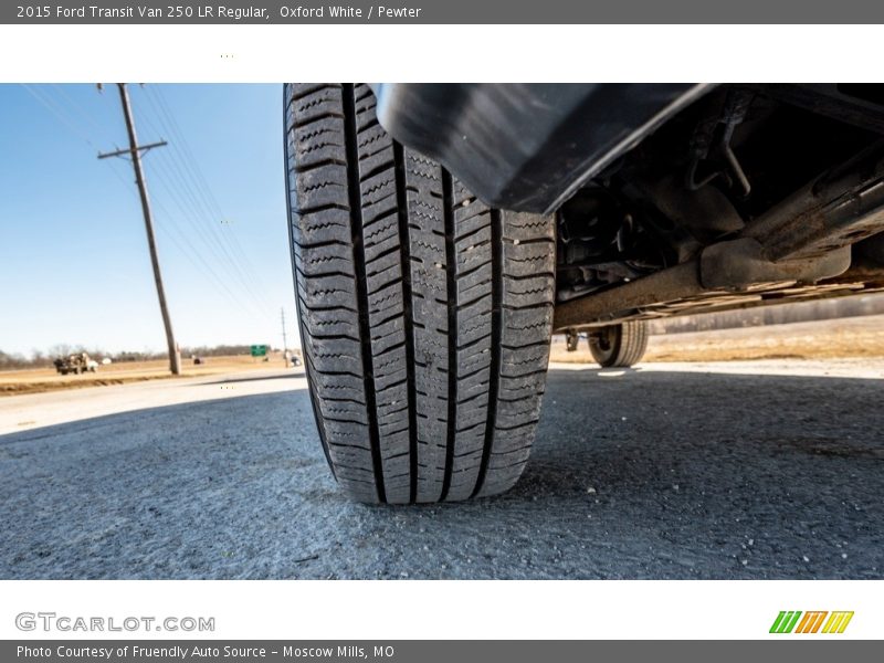 Oxford White / Pewter 2015 Ford Transit Van 250 LR Regular