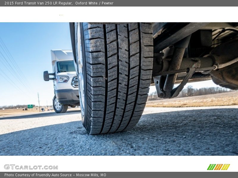 Oxford White / Pewter 2015 Ford Transit Van 250 LR Regular