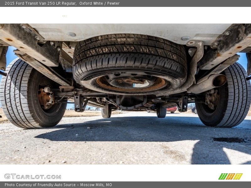 Oxford White / Pewter 2015 Ford Transit Van 250 LR Regular
