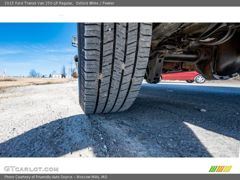 Oxford White / Pewter 2015 Ford Transit Van 250 LR Regular
