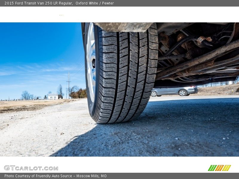 Oxford White / Pewter 2015 Ford Transit Van 250 LR Regular