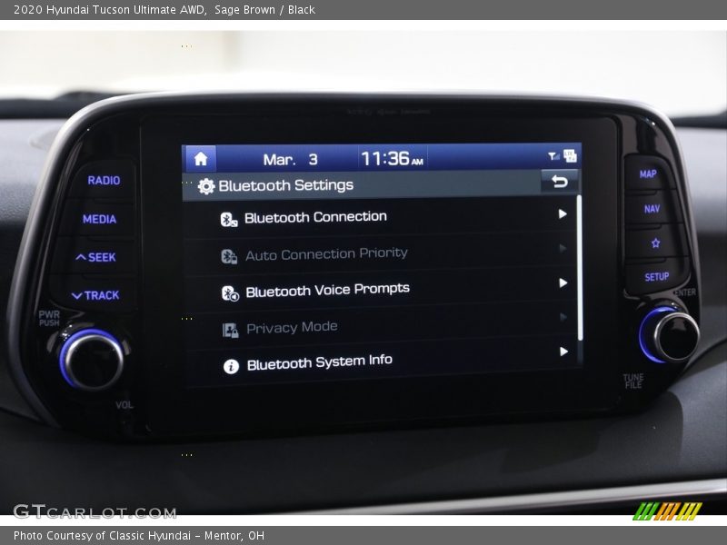 Sage Brown / Black 2020 Hyundai Tucson Ultimate AWD
