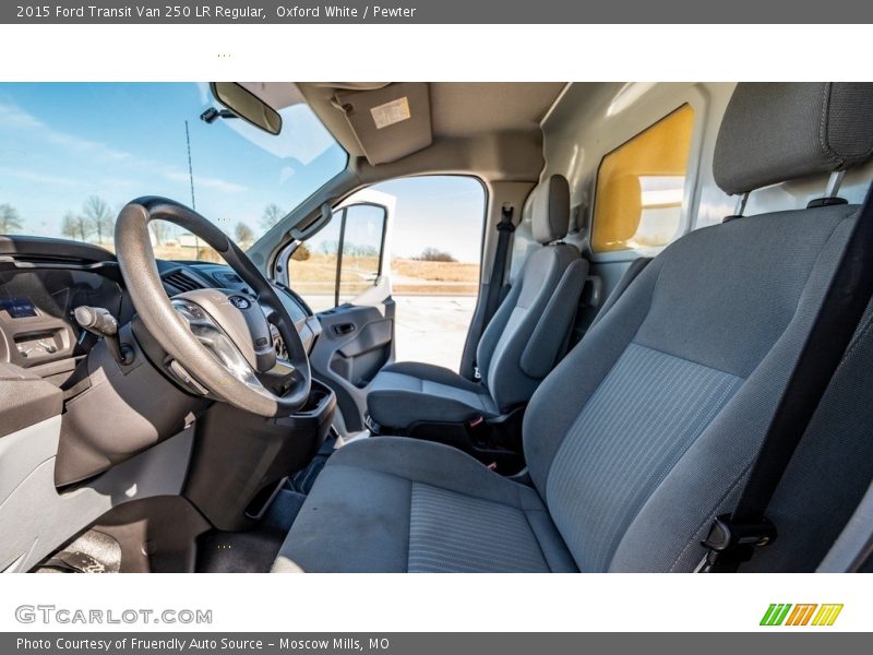Oxford White / Pewter 2015 Ford Transit Van 250 LR Regular