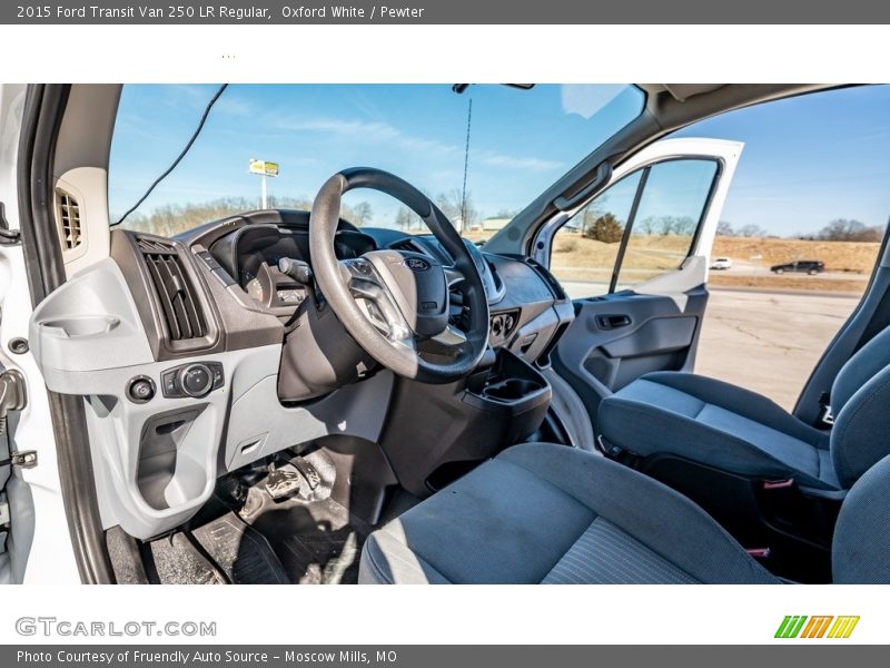 Oxford White / Pewter 2015 Ford Transit Van 250 LR Regular