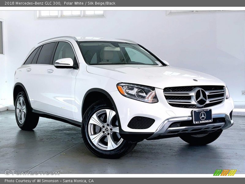 Polar White / Silk Beige/Black 2018 Mercedes-Benz GLC 300