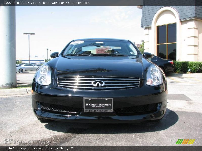 Black Obsidian / Graphite Black 2007 Infiniti G 35 Coupe