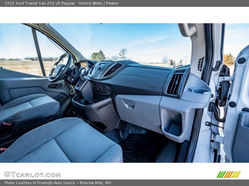 Oxford White / Pewter 2015 Ford Transit Van 250 LR Regular