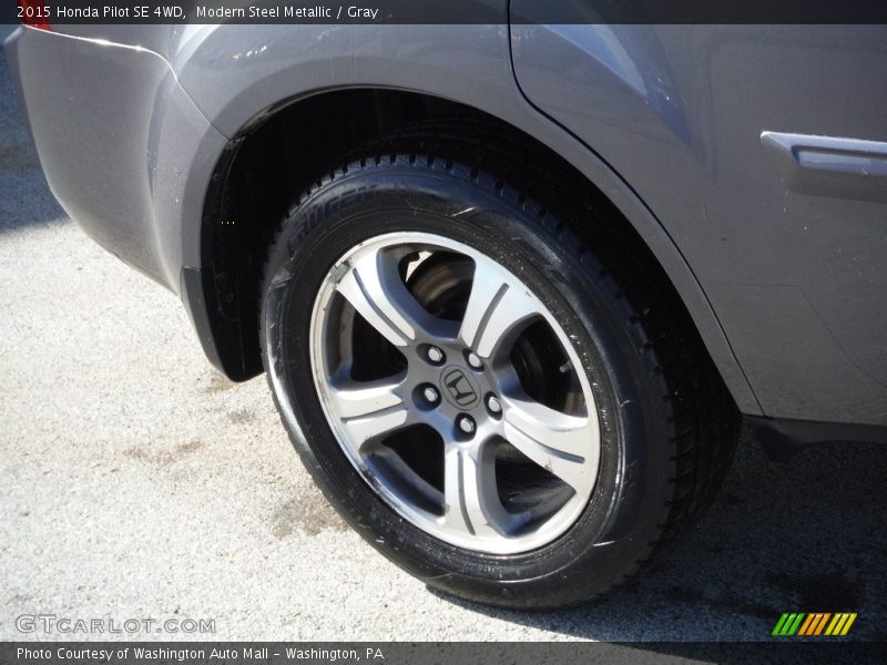Modern Steel Metallic / Gray 2015 Honda Pilot SE 4WD