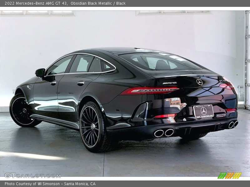 Obsidian Black Metallic / Black 2022 Mercedes-Benz AMG GT 43