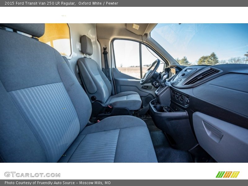 Oxford White / Pewter 2015 Ford Transit Van 250 LR Regular