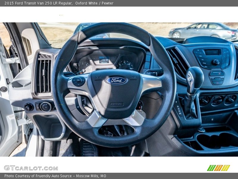 Oxford White / Pewter 2015 Ford Transit Van 250 LR Regular