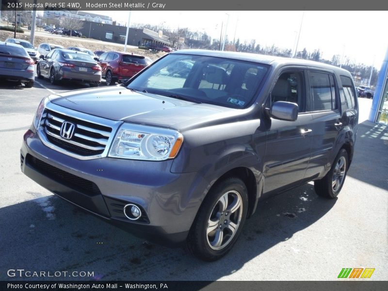 Modern Steel Metallic / Gray 2015 Honda Pilot SE 4WD