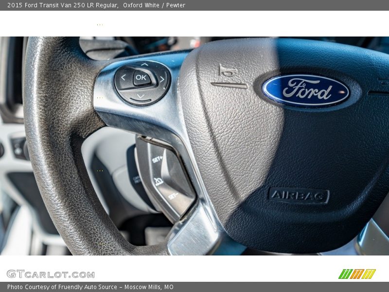 Oxford White / Pewter 2015 Ford Transit Van 250 LR Regular