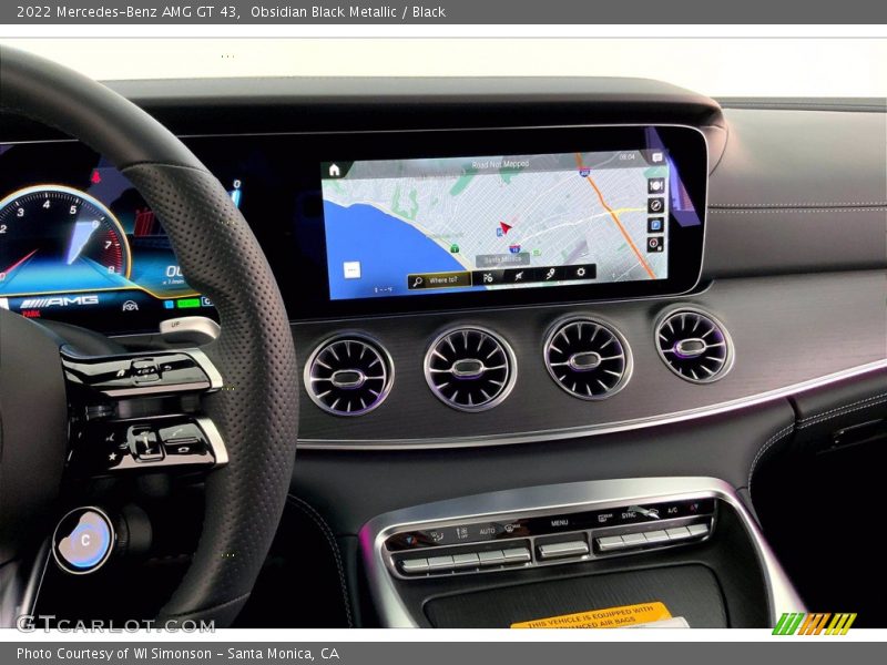 Controls of 2022 AMG GT 43