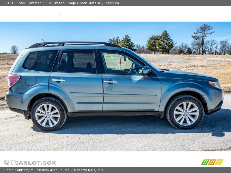 Sage Green Metallic / Platinum 2011 Subaru Forester 2.5 X Limited