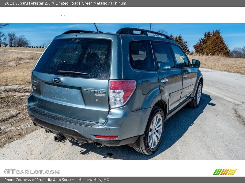 Sage Green Metallic / Platinum 2011 Subaru Forester 2.5 X Limited